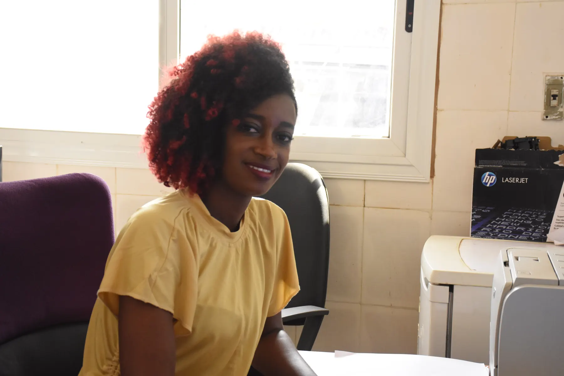 Colaboradores e responsáveis da APGB no Porto de Bissau, fotografia 3996